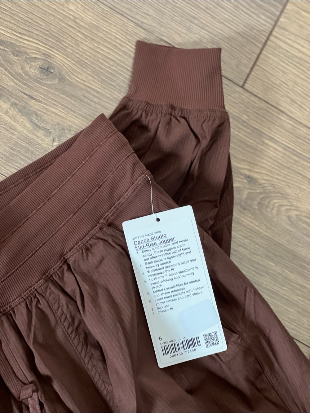 Lululemon Dance Studio Mid-Rise Jogger full
Length 6 NWT - Picture 3 of 4